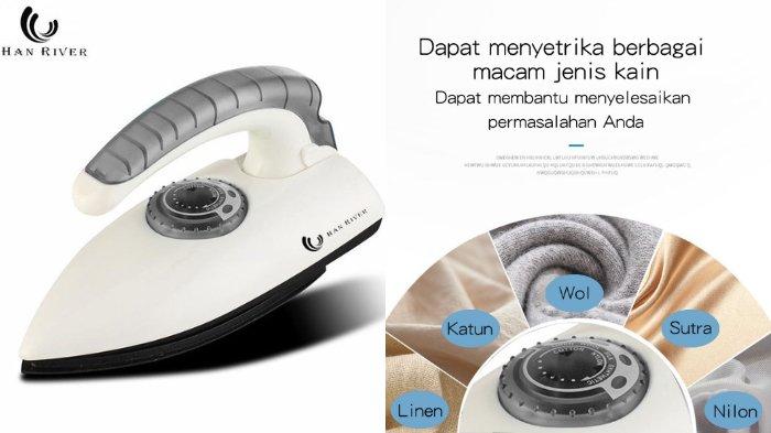 HAN RIVER Setrika Mini HRYD01 punya desain yang ringkas dan ringan, namun handal untuk haluskan berbagai bahan pakaian berkat fitur memudahkan