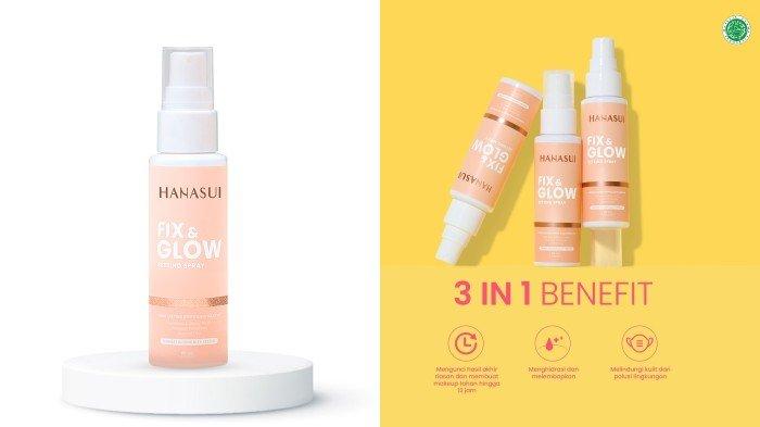 HANASUI Fix & Glow Setting Spray 60 ml.