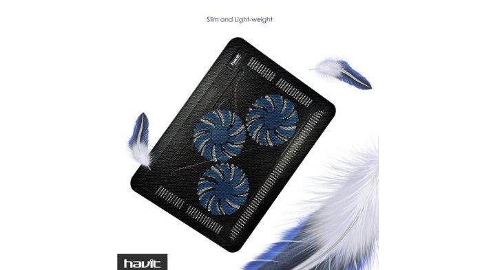Cooling pad Havit HV-F2056 hadir dengan desain yang elegan