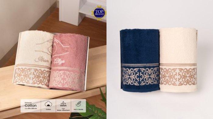 Howel and Co Audrey Couple Towel terbuat dari bahan berkualitas dengan daya serap tinggi