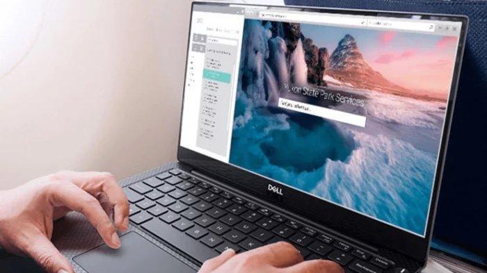 Ilsutrasi layar Dell XPS 13