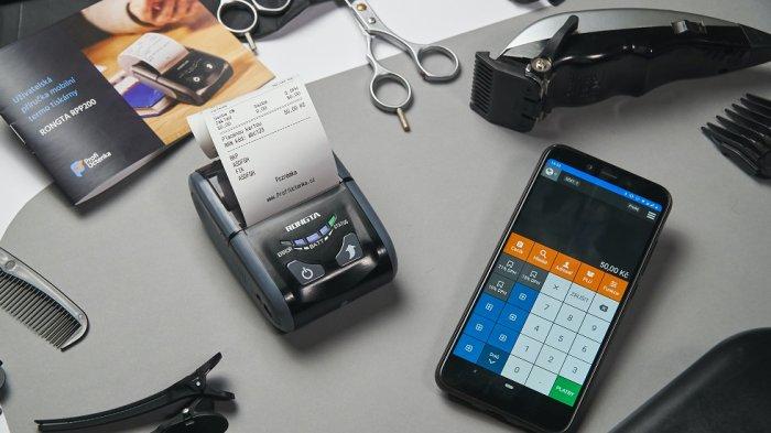 Ilustrasi printer thermal bluetooth yang memudahkan mencetak struk pembayaran