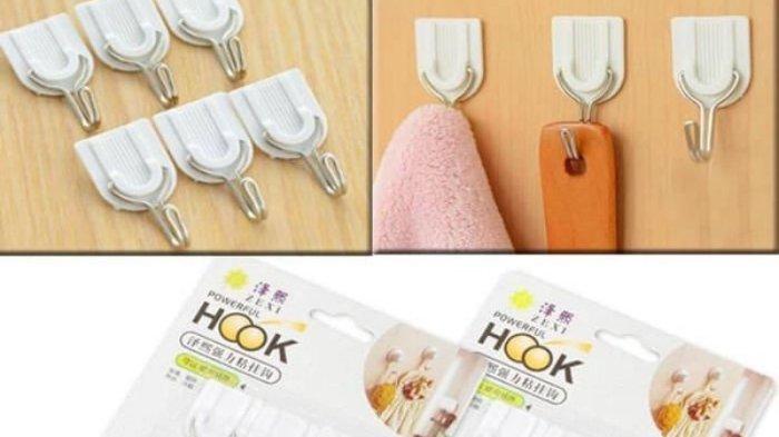 Ilustrasi produk Kodaki Living LV-01 Organizer Gantungan Hook Multifungsi