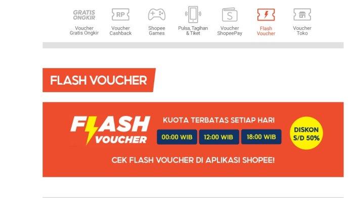 Ilustrasi voucher Shopee toko