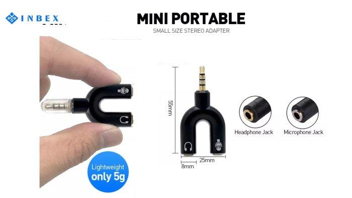 Inbex U Shape Audio Splitter