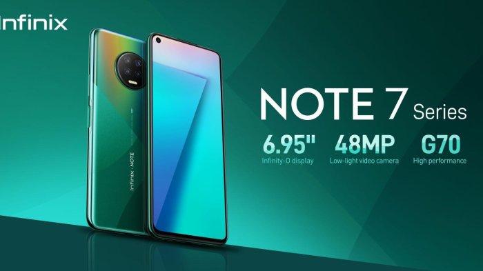 Spesifikasi layar dan kamera Infinix Note 7