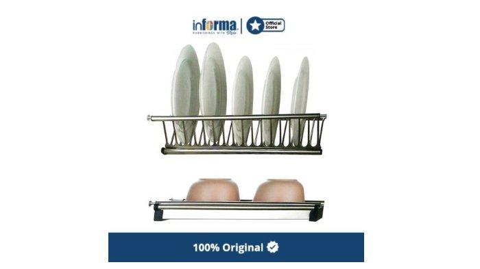 informa Torrence Cabinet Dish Rack dengan penempatan dinding lebih menghemat space di dapur