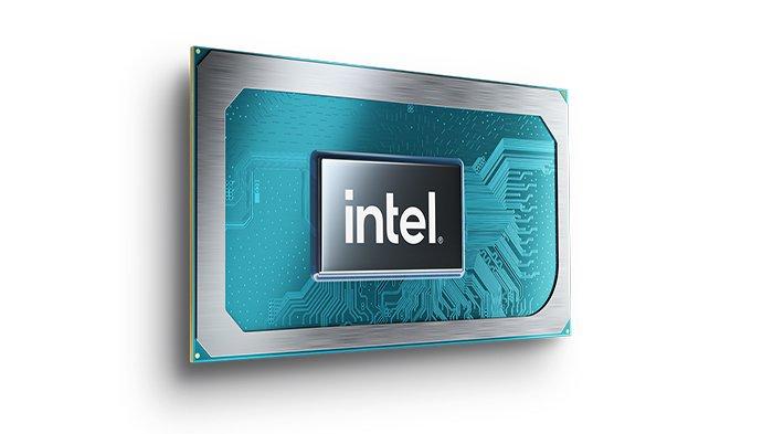 Ilustrasi chip yang digunakan pada prosesor Intel Core Generasi 11