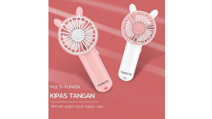 Kadonio Kipas Angin Mini Portable KL-FN20 dirancang dengan beragam pilihan warna dan karakter gemas