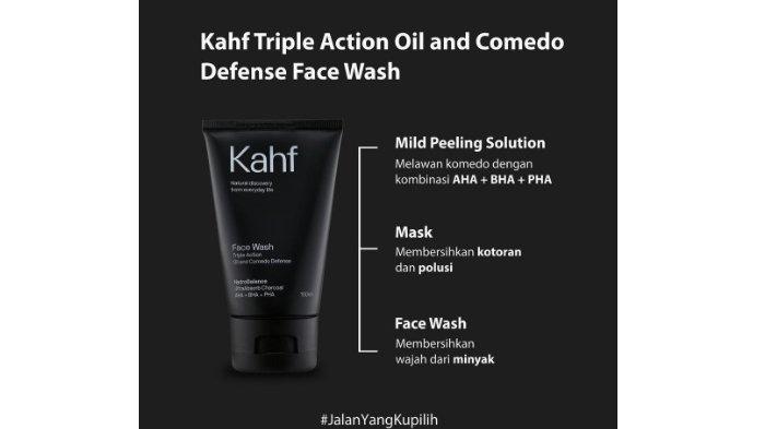 Kahf Triple Action Oil And Comedo Defense Face Wash