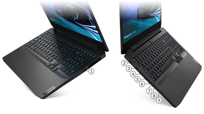 Kamera dan Konektivtias Lenovo IdeaPad Gaming 3i