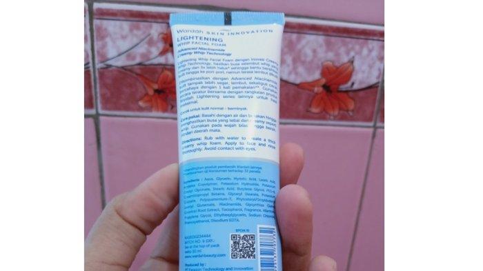 Ilustrasi kandungan Wardah Lightening Whip Facial Foam