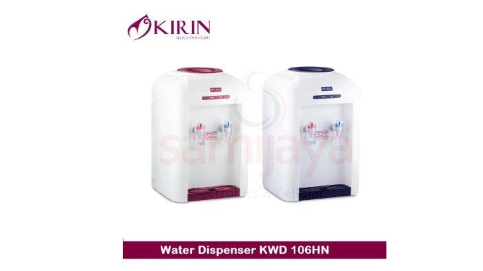 KIRIN Dispenser Galon Atas KWD 106 HN menghadirkan tampilan minimalis dan cantik