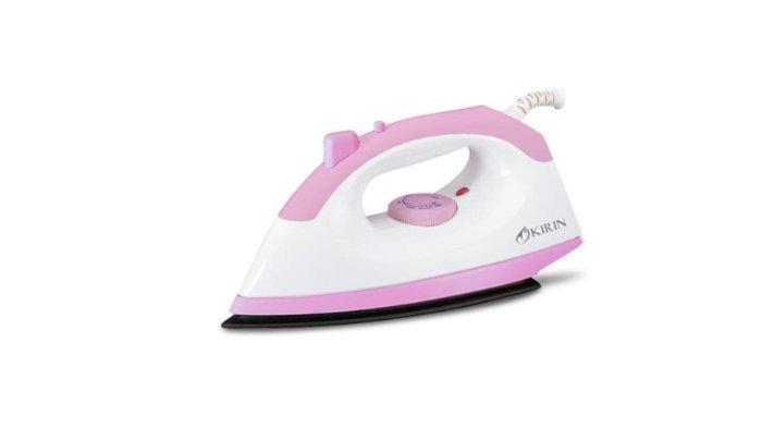 KIRIN Electric Iron KEI-320S setrika uap dengan ujung yang lancip untuk menjangkau area sulit