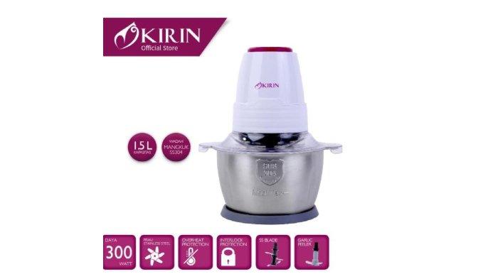 KIRIN Food Processor KFC-315 menawarkan kapasitas 1.5 liter dengan konsumsi daya rendah