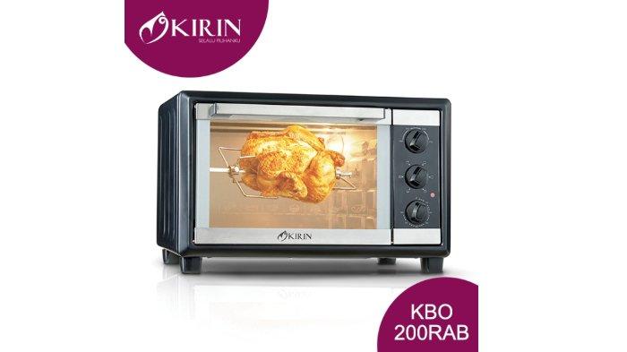 KIRIN Oven Listrik KBO-200RAB bisa panggang ayam utuh dengan daya hemat