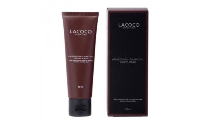 Model kemasan dari LACOCO Amazonian Charcoal Glow Mask.