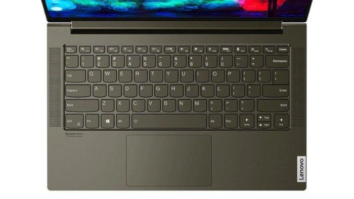 Lenovo Yoga Slim 7i dibekali dengan backlit keyboard