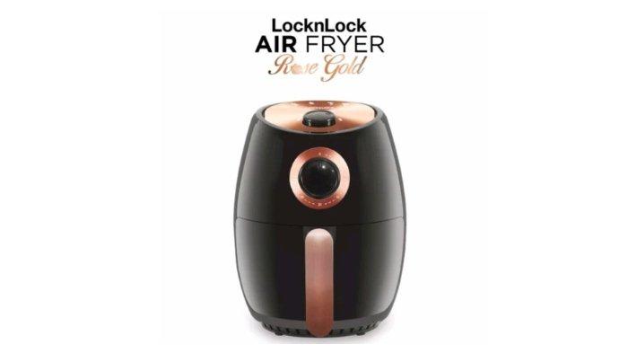LocknLock Air Fryer Rose Gold Series dengan konsumsi listrik sebesar 800 watt saja