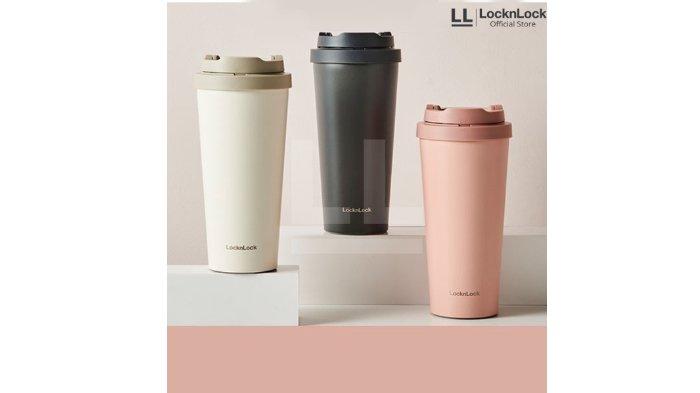 LocknLock One Touch Clip Tumbler LHC3249 hadir dengan desain yang unik dengan pilihan warna menarik