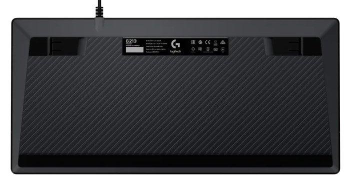 Bagian belakang Logitech G213 PRODIGY