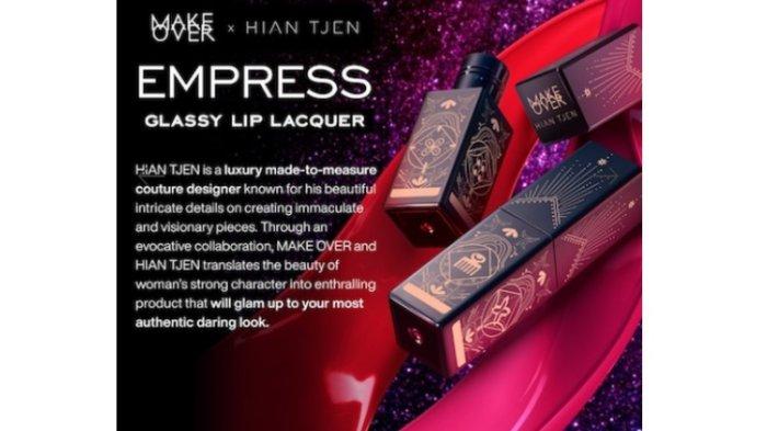 MAKE OVER Glassy Lip Lacquer X Hian Tjen