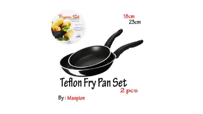 Maspion Frypan Set Isi 2 pcs tepat untuk goreng-goreng menu