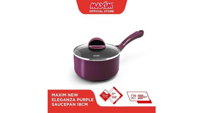 Maxim New Eleganza Purple dirancang dengan handle nyaman dan material berkualitas