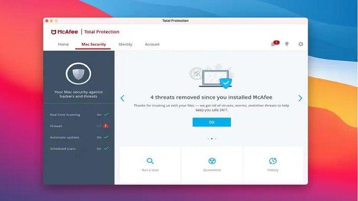 McAfee memiliki kemampuan deteksi malware 100 persen
