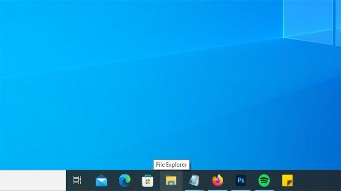 Tombol scroll mouse bisa membuka folder maupun program di taskbar