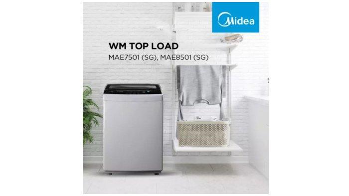 Midea Mesin Cuci Top Loading MAE7501(SG) hadir dengan 8 program pencucian sehingga pengguna lebih leluasa