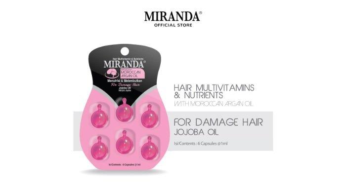 MIRANDA Hair Vitamin Capsules Moroccan Argan Oil