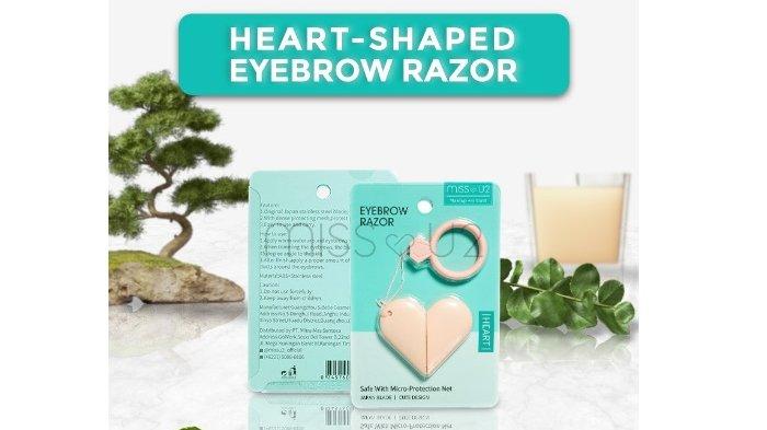 Miss U2 Heart-Shaped Eyebrow Razor