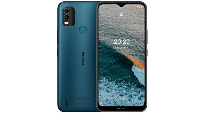 Desain layar dan punggung NOKIA C21 Plus