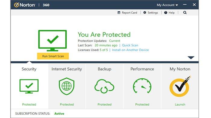 Norton 360 Antivirus juga menyediakan fitur LifeLock untuk keamanan identitas penggunanya.