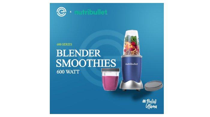 NutriBullet Blender Smoothies 600 Series dibekali dengan 2 gelas 700 dan 500 ml