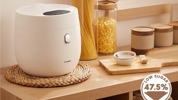 OKOME Low Sugar Smart Rice Cooker dibekali dengan teknologi siphon starch separation system