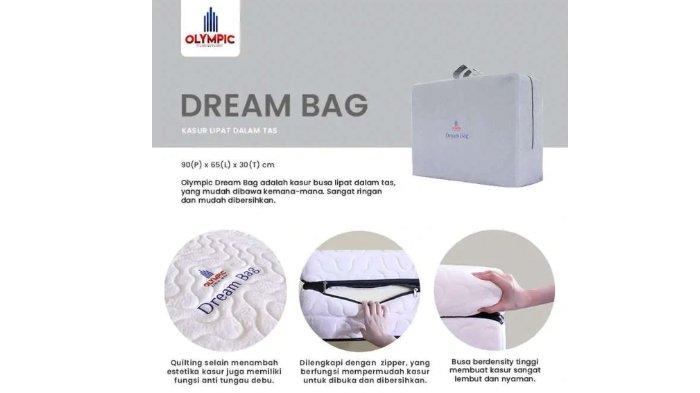 OLYMPIC DREAM BAG dirancang sedemikian rupa agar setiap sisinya memberikan kenyamanan bagi pengguna