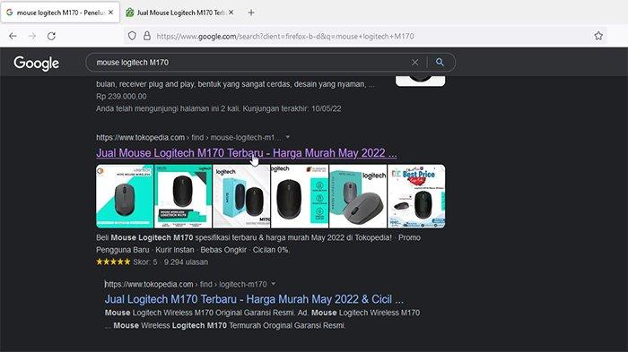 Untuk mempersingkat waktu, kamu bisa manfaatkan tombol scroll untuk open in new tab