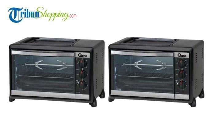 Oven Listrik Oxone OX-858 BR memiliki fungsi 4 in 1 yaitu, memanaskan makanan, mencairkan, memanggang, dan membakar.