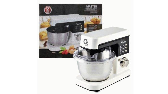 Oxone Stand Mixer OX-855 pilihan tepat untuk kreasikan beragam jenis hidangan didukung 6 pilihan kecepatan, aksesoris lengkap, dan konsumsi daya yang hemat