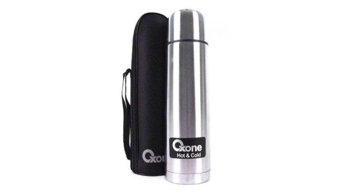 Oxone OX1.0 Termos Botol Minum 1 L dirancang dengan material stainless steel berkualitas sehingga mampu menjaga suhu lebih terjaga