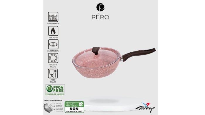 PERO Deep Frying Pan punya beragam pilihan warna sekaligus material berkualitas untuk dukung proses masak