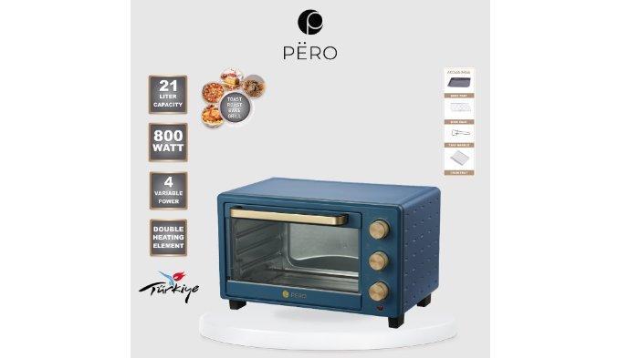 PERO Multifunction Oven hadirkan kapasitas besar dan berbagai aksesoris lengkap untuk olah beragam menu panggang secara lebih mudah dan matang merata