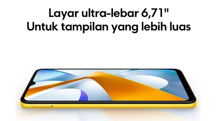 POCO C40 dibekali dengan layar HD+