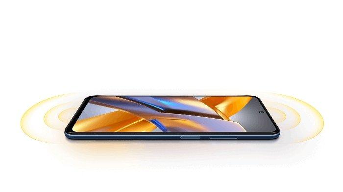 POCO M5s dibekali dengan stereo speaker