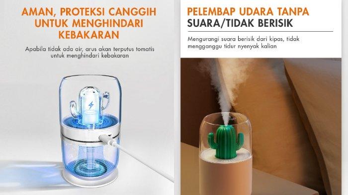 GAABOR Humidifier Diffuser GMH-N3A dirancang tanpa mengeluarkan suara bising, jadi tak mengganggu tidur nyenyakmu