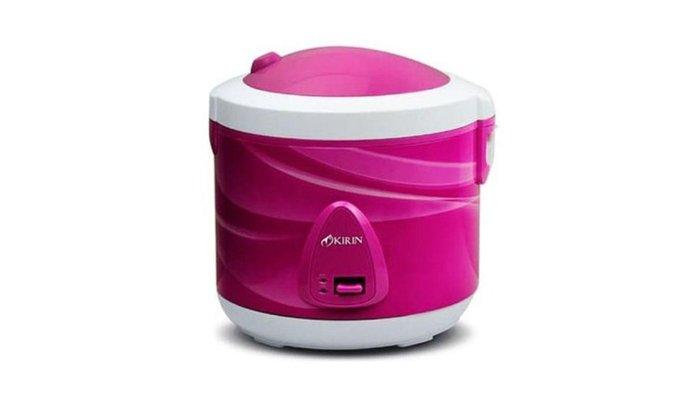 Produk KIRIN Rice Cooker KRC-138 dengan fungsi 3in1 dan desain colorfull