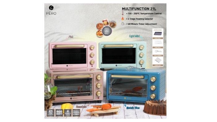 PERO Multifunction Oven hadirkan beragam warna cantik yang bisa dipadu padankan dengan beragam nuansa dapur