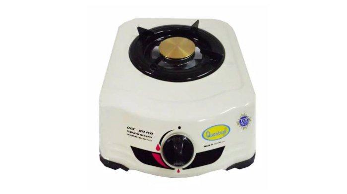 QUANTUM Kompor 1 Tungku QGC-101 RB ukuran compact sekaligus proses pemanasan merata